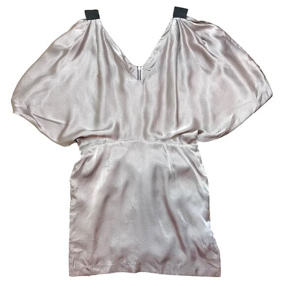 Forever 21 Woven Top Sleeveless Tunic Silky Cocoa Back Zipper Women Large NWT - Picture 1 of 11